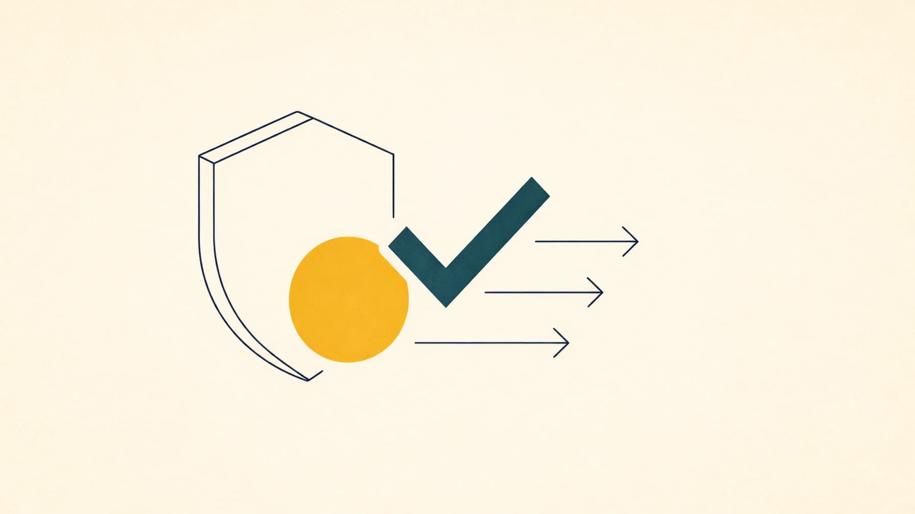 Modernist editorial illustration accompanying a guide on validating, settling, or defending against an LVNV Funding debt collection.